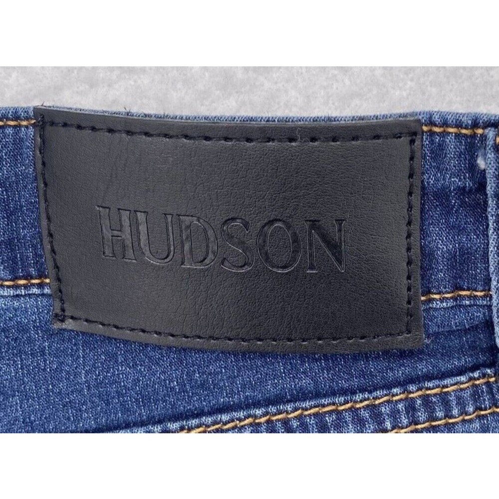 Hudson Boys Size 14 Dark Wash Stretch Skinny Jeans Denim Pants Blue Youth Kids - Picture 3 of 11